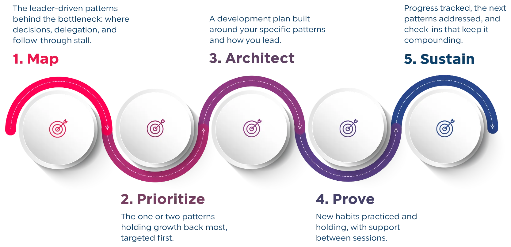 Executive Inefficiency Coaching roadmap.